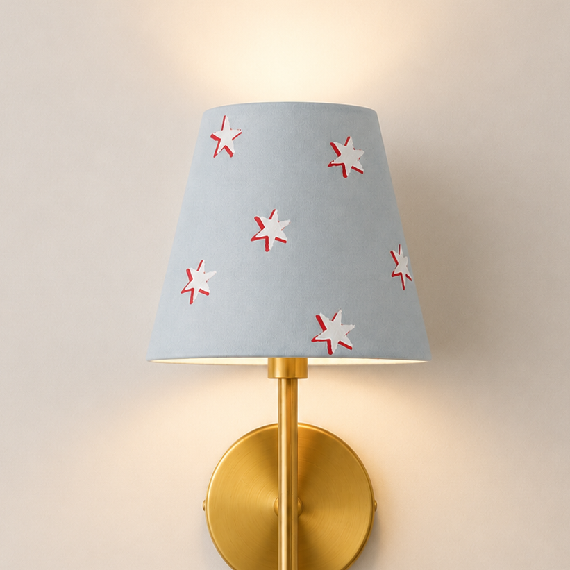 Coastal American Star Sconce Shade