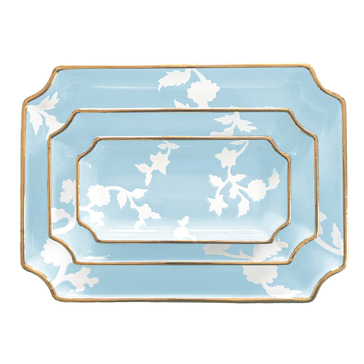 Chinoiserie Dreams Trays with Gold Accent
