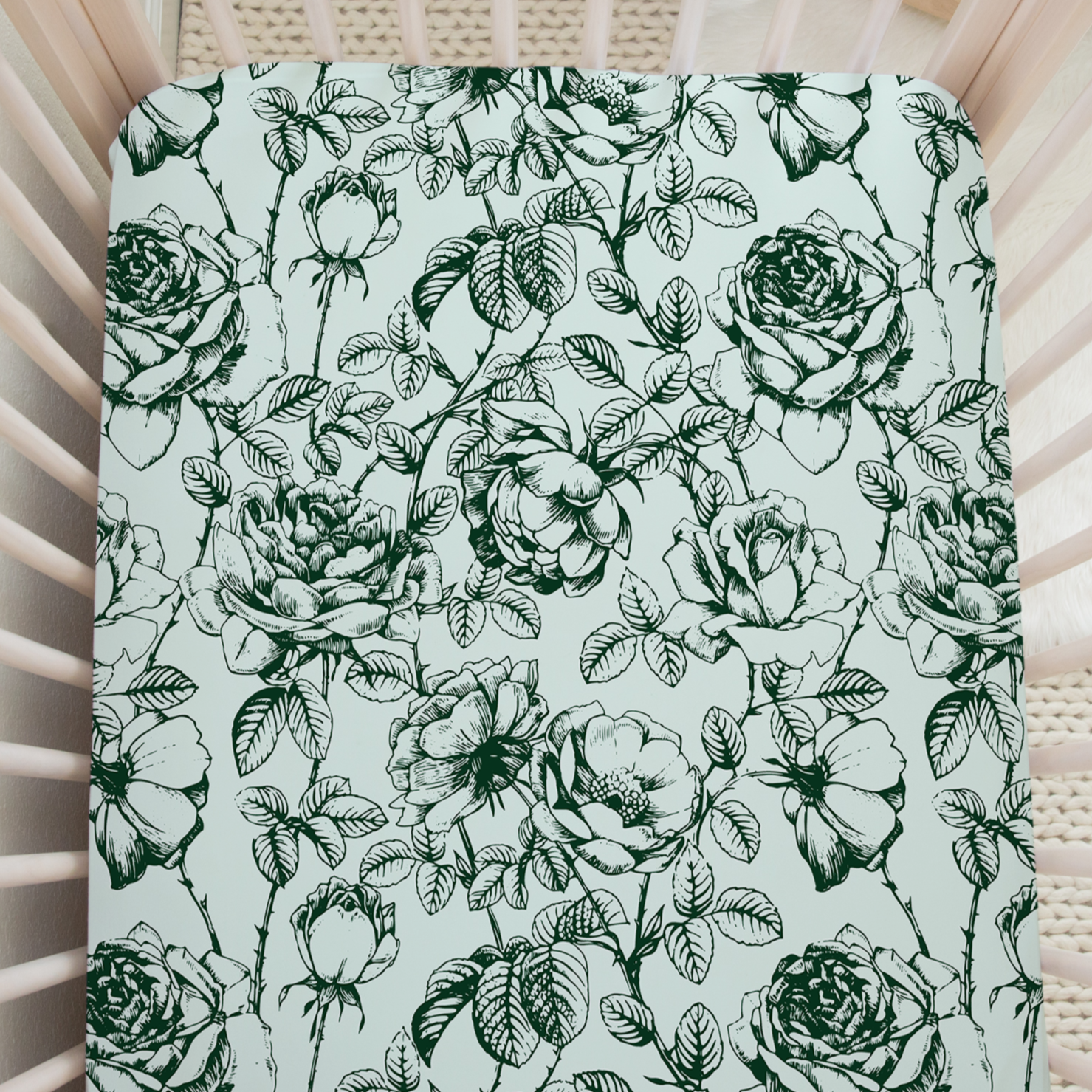 mint crib sheet