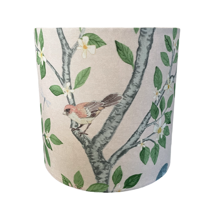 Pink Chinoiserie Lampshade in Elsie's Garden