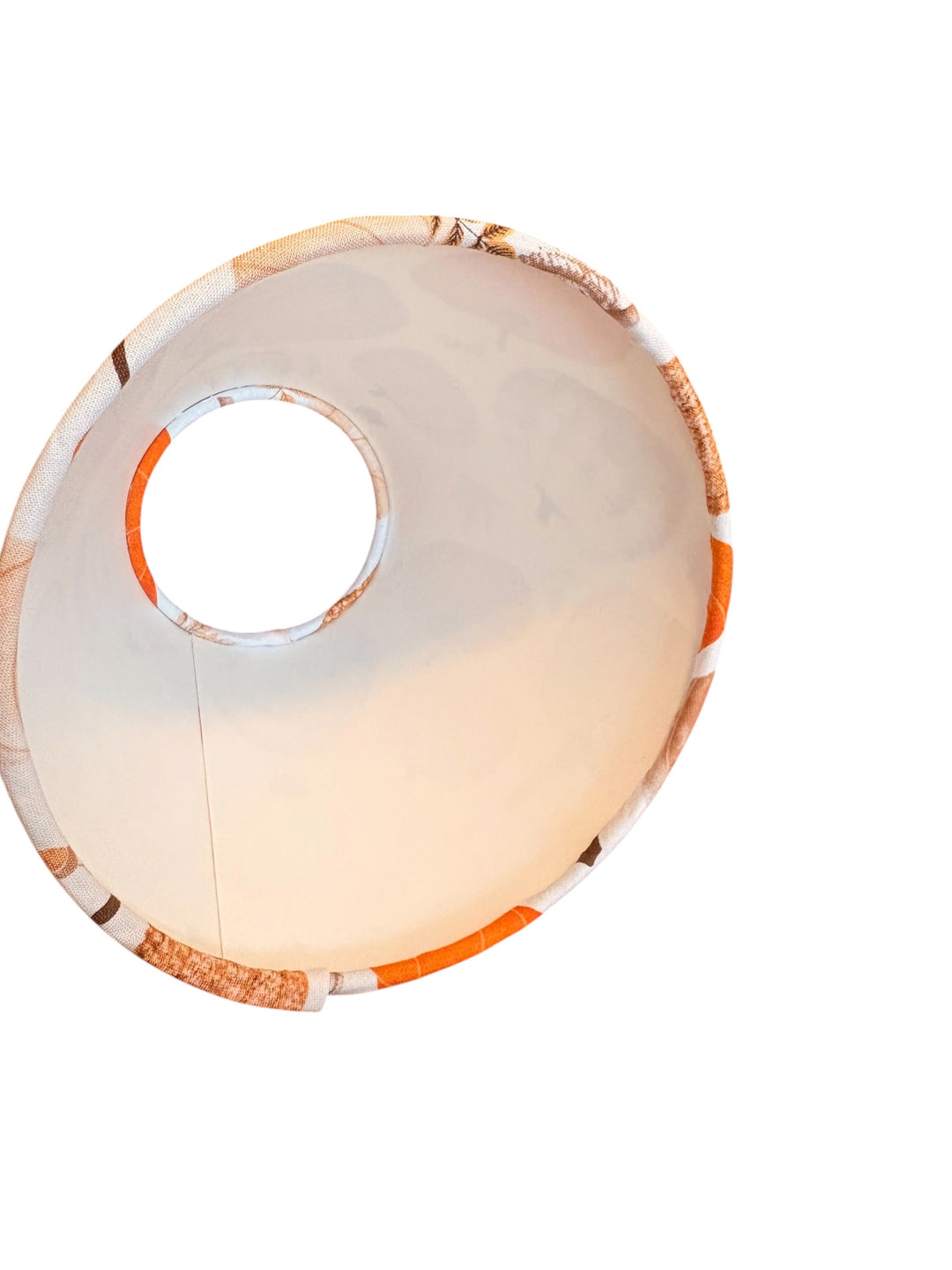 Fall LED Lampshade Covers in Pumpkin &amp; Plaid