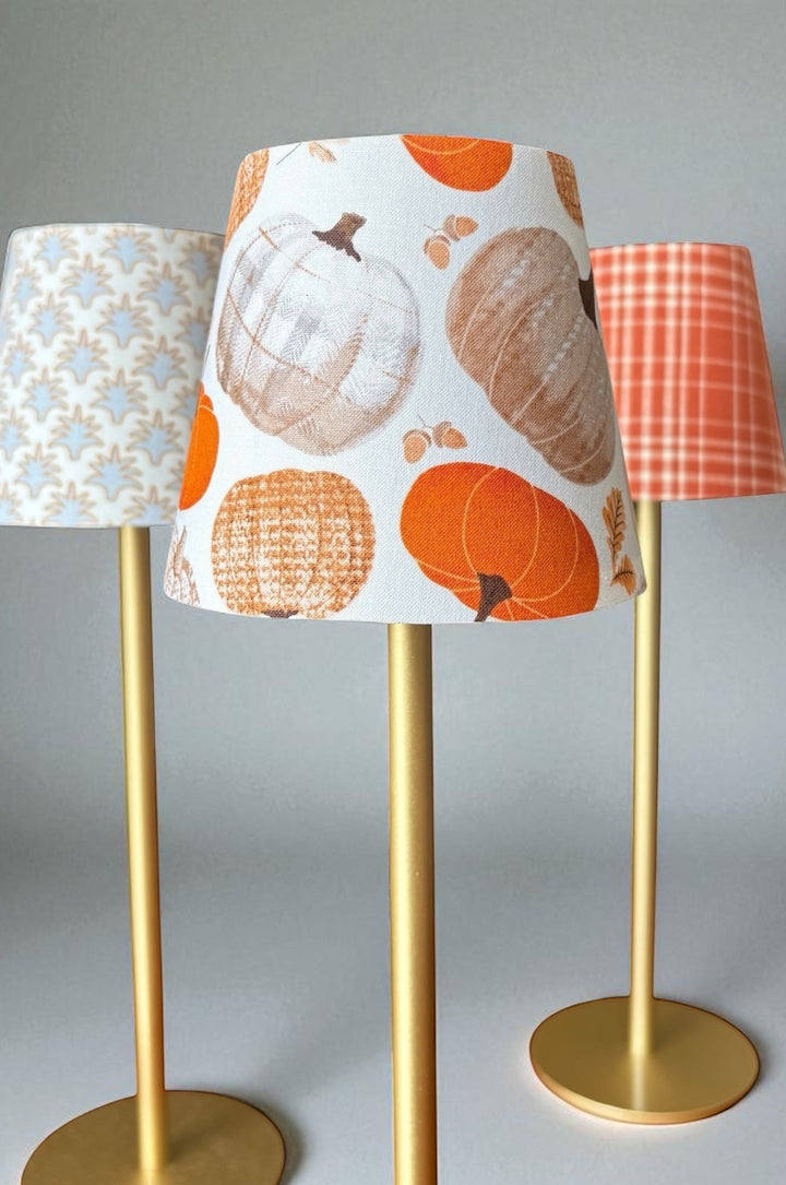 LED Lamp Shade Slipcovers | Black Plaid