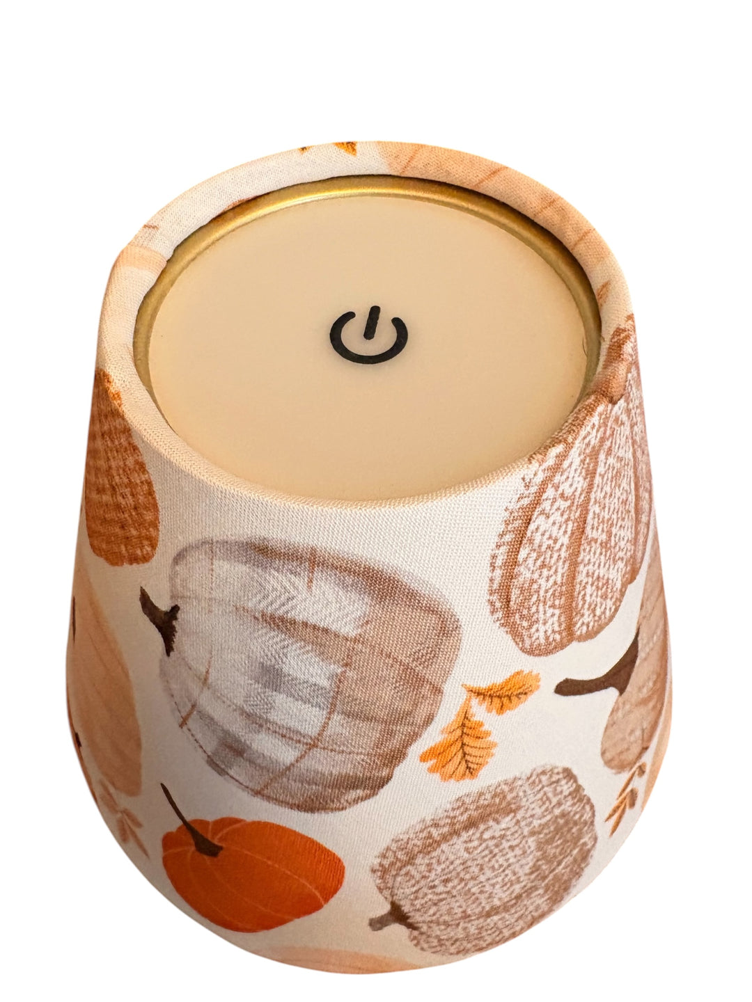 Fall LED Lampshade Covers in Pumpkin &amp; Plaid