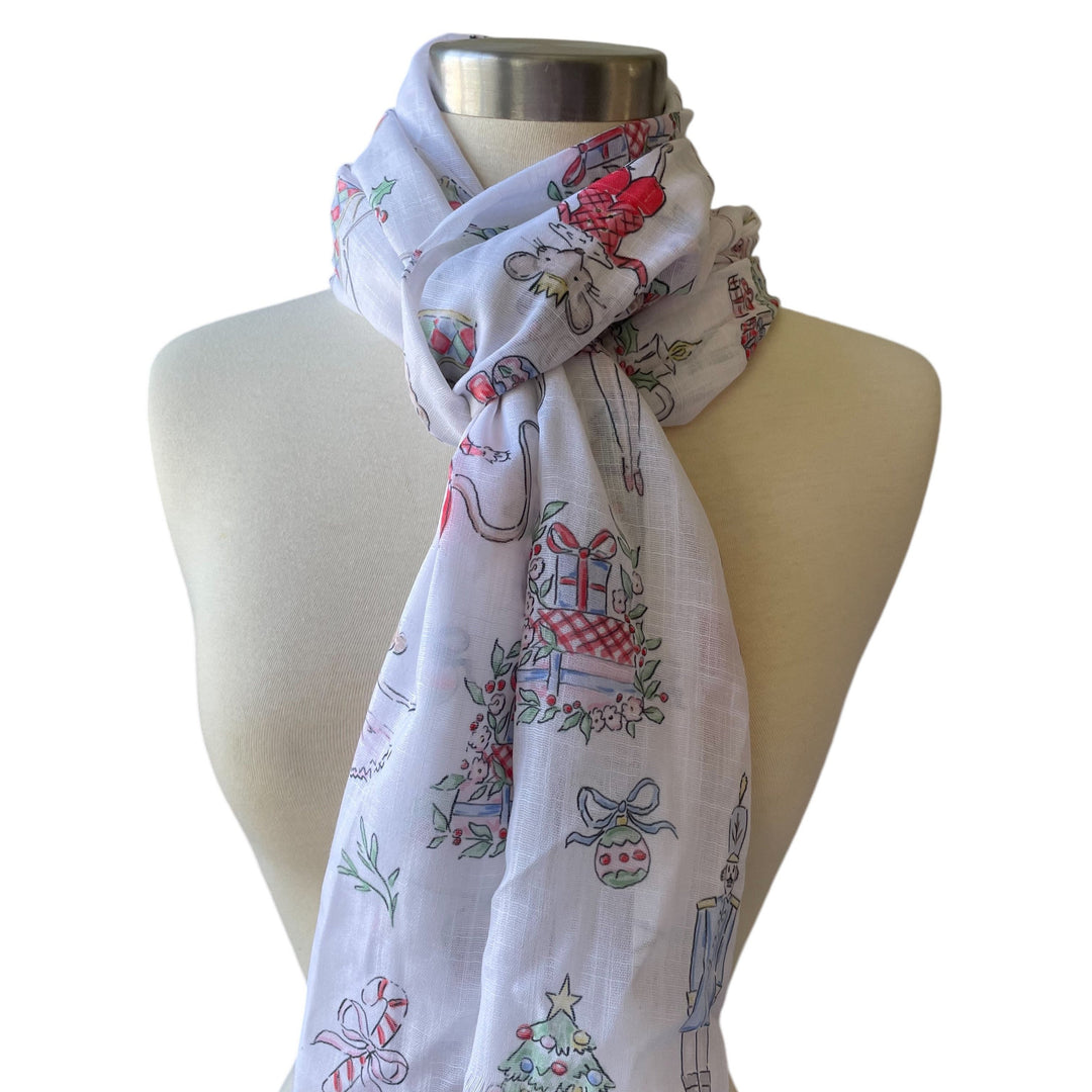 Windsor Blue Bow Scarf