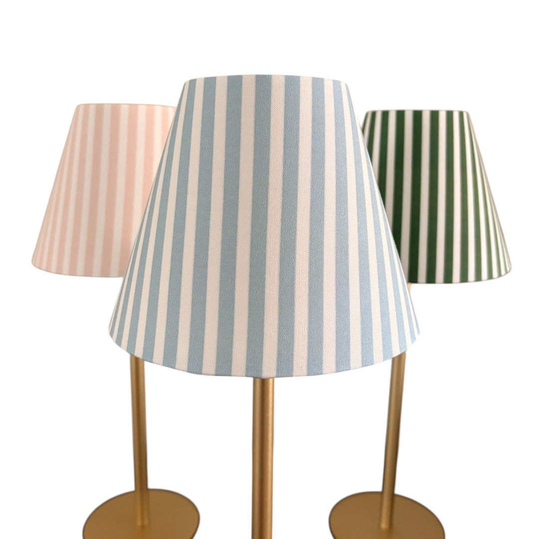 LED Lamp Shade Cover | Blue Stripe
