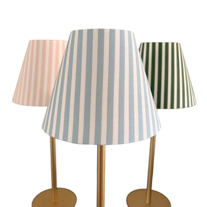 LED Lamp Shade Cover | Blue Stripe