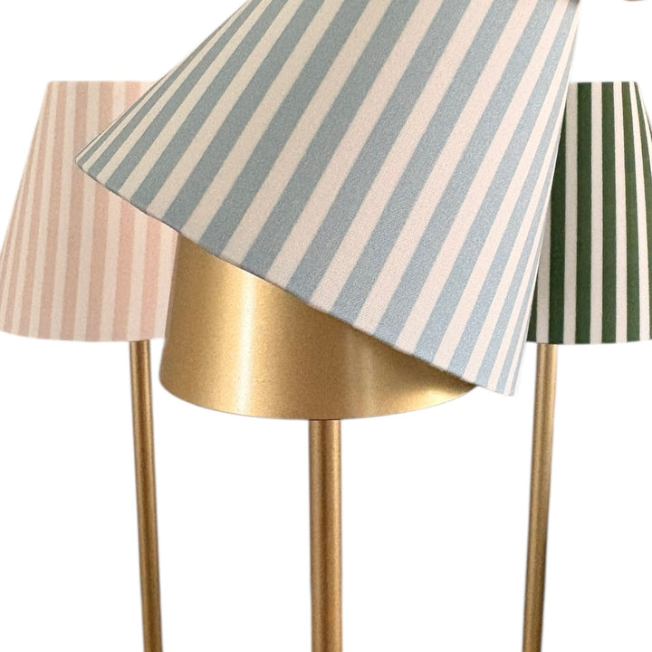 LED Lamp Shade Cover | Blue Stripe