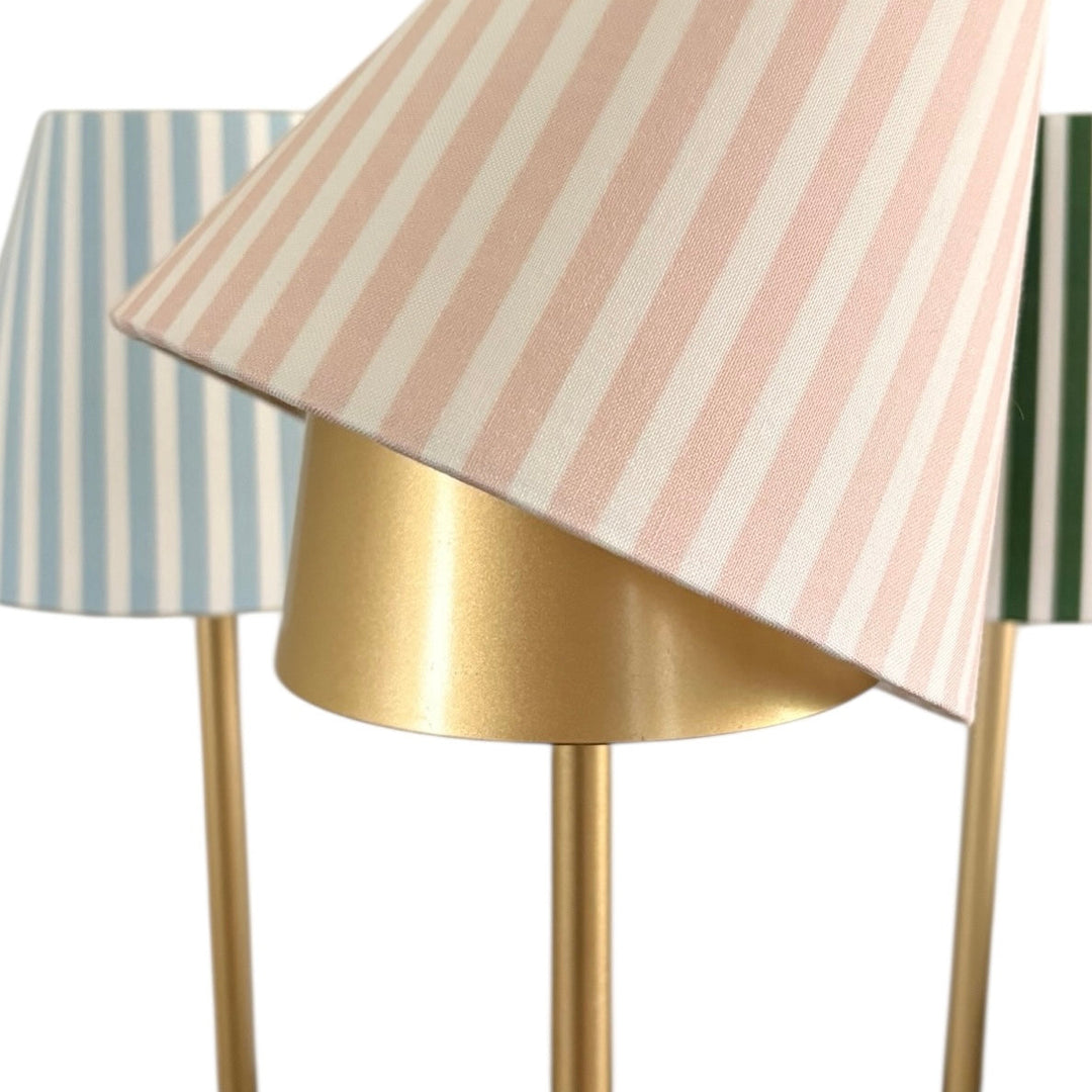 LED Lamp Shade Cover | Pink Stripe