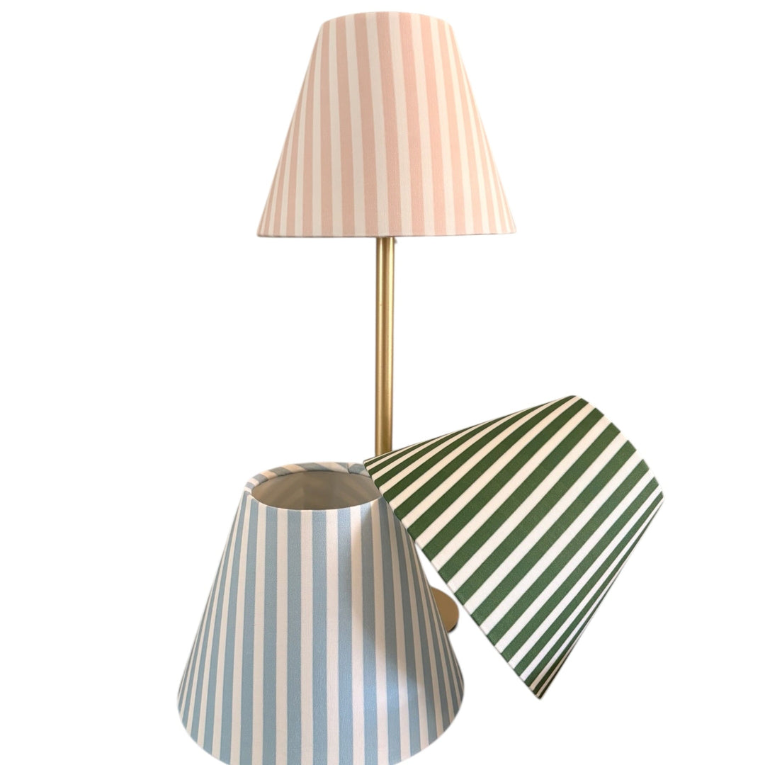 LED Lamp Shade Cover | Pink Stripe