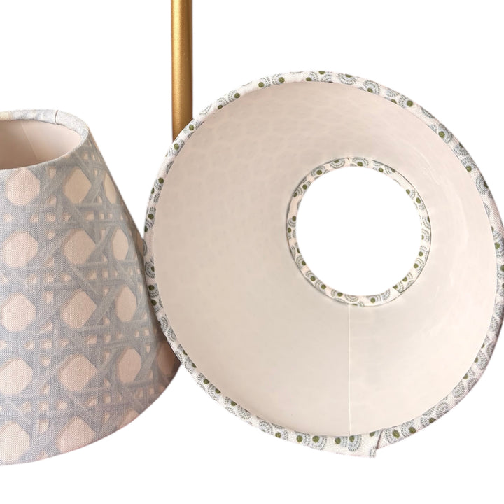 LED Lamp Shade Cover  | Blue Rattan