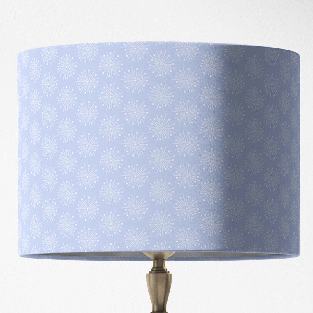 Snowflake Winter Lampshade in Green