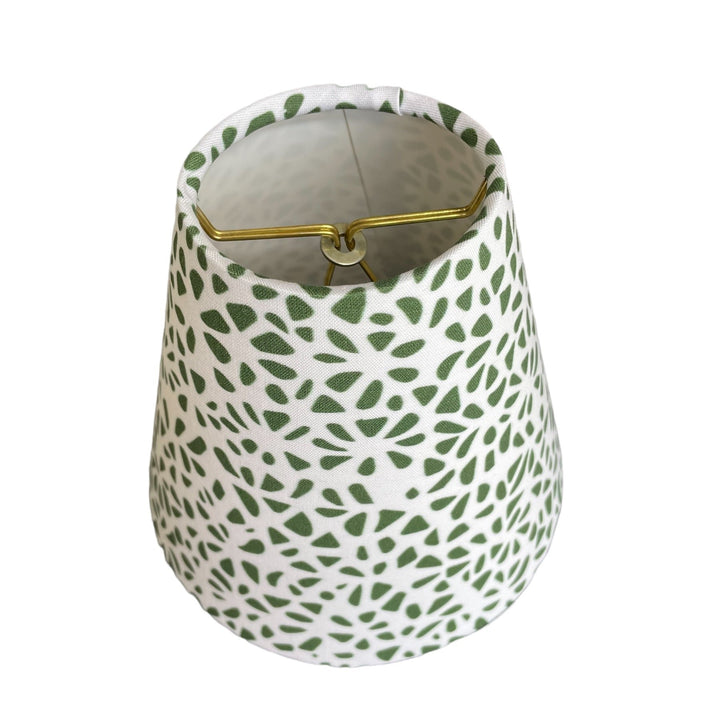 Green Sconce Shade in Petal Party