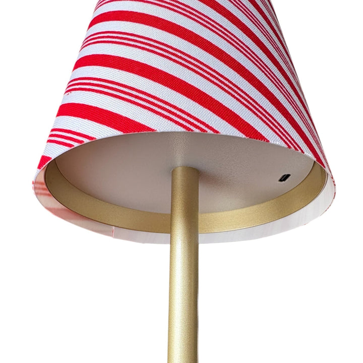 Christmas LED Lamp Shade Slipcovers | Candy Cane