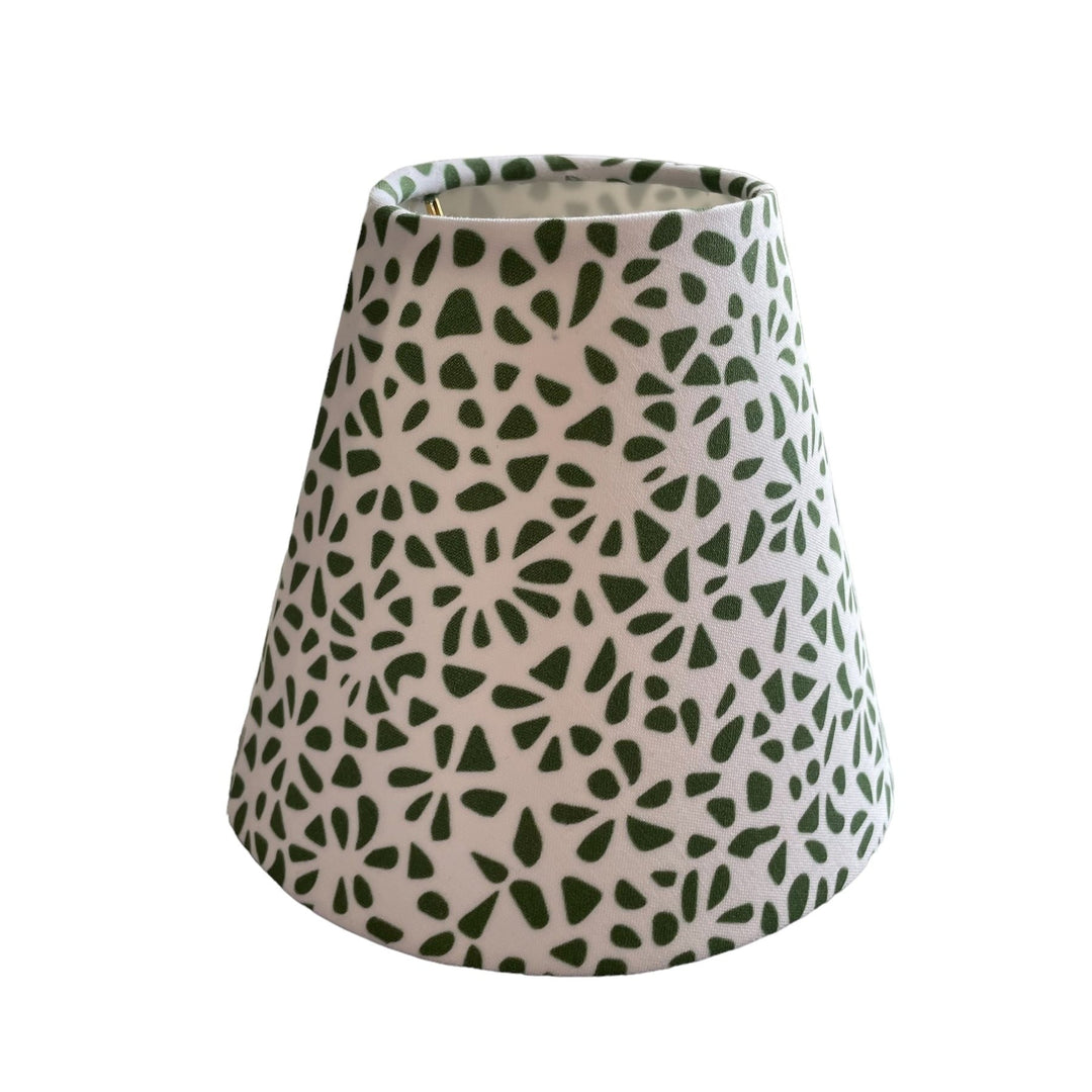 Green Sconce Shade in Petal Party