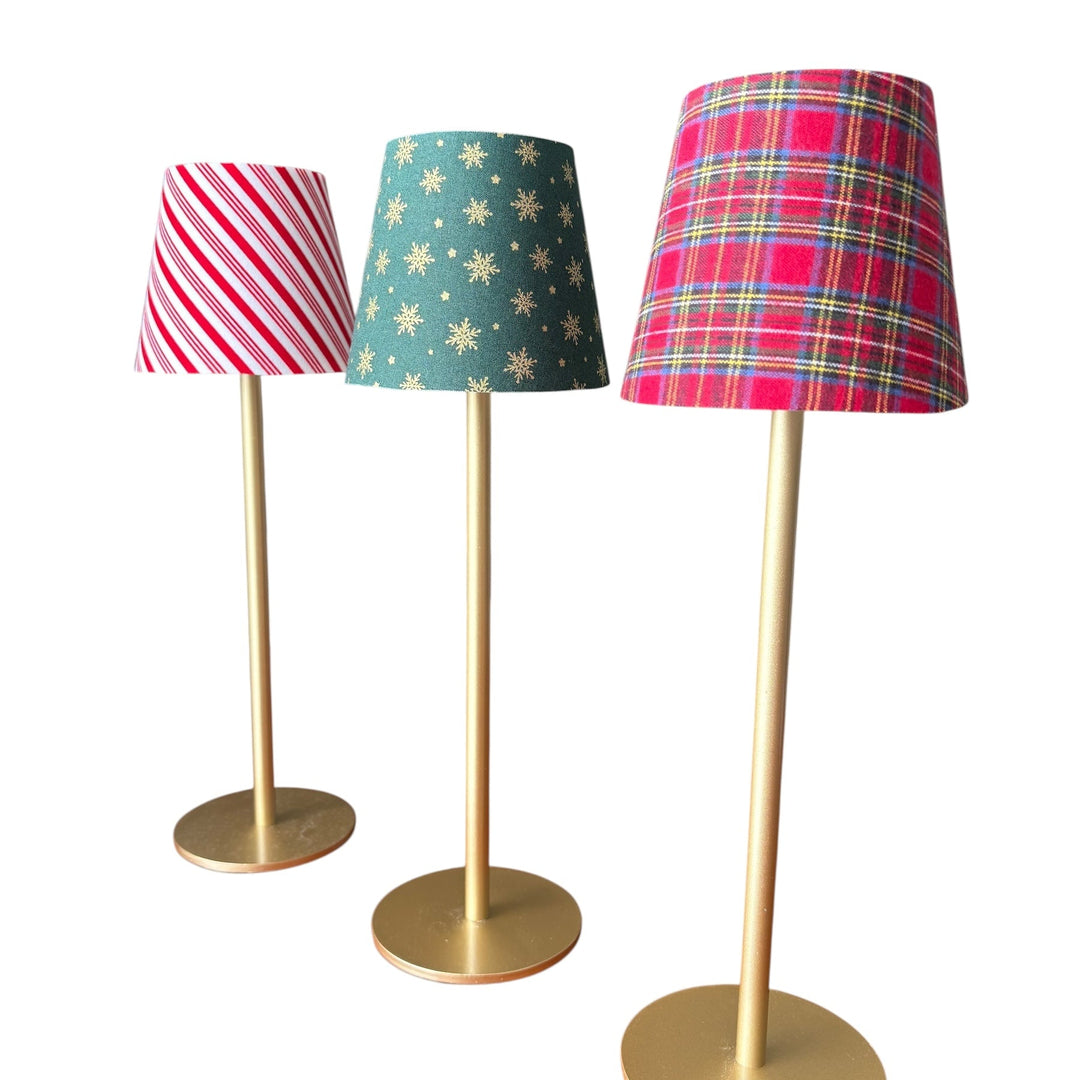 Christmas LED Lamp Shade Slipcovers | Candy Cane