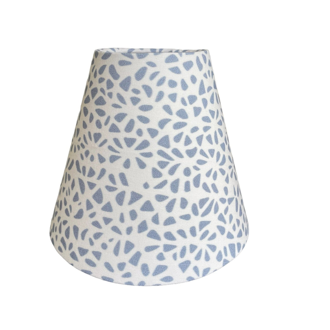 Blue Sconce Shade in Petal Party