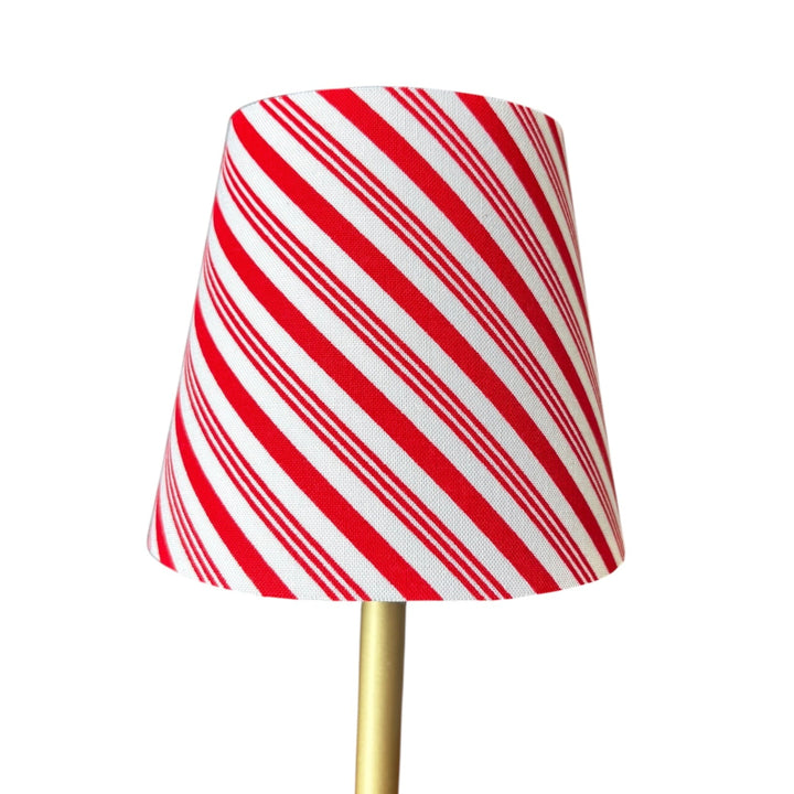 Christmas LED Lamp Shade Slipcovers | Candy Cane