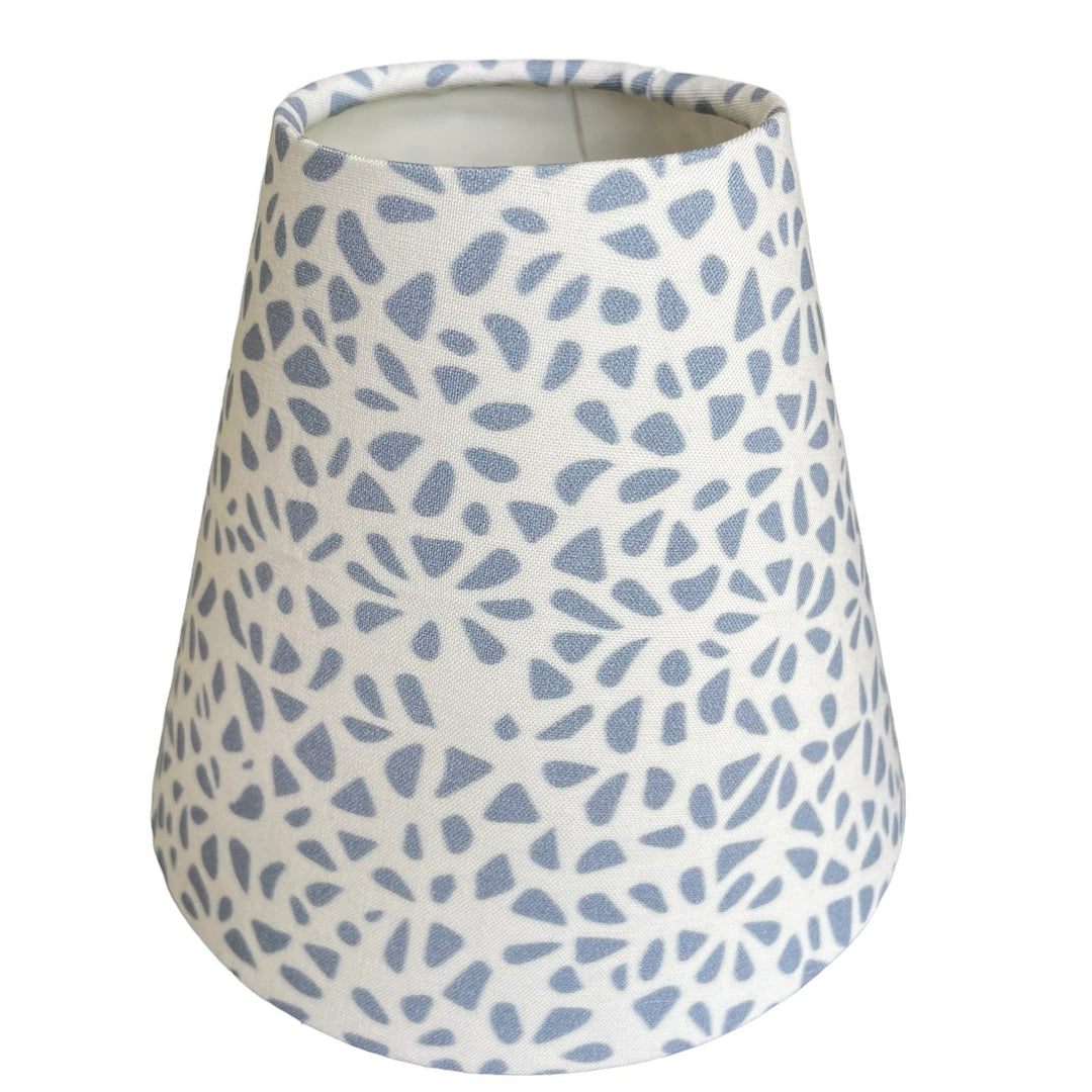 Blue Sconce Shade in Petal Party