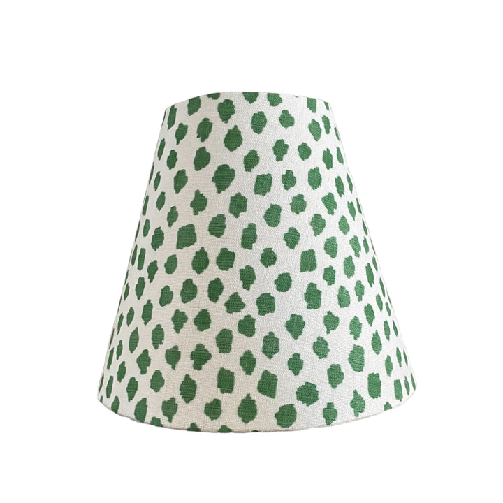 Green Sconce Shade in Cheetah Spots