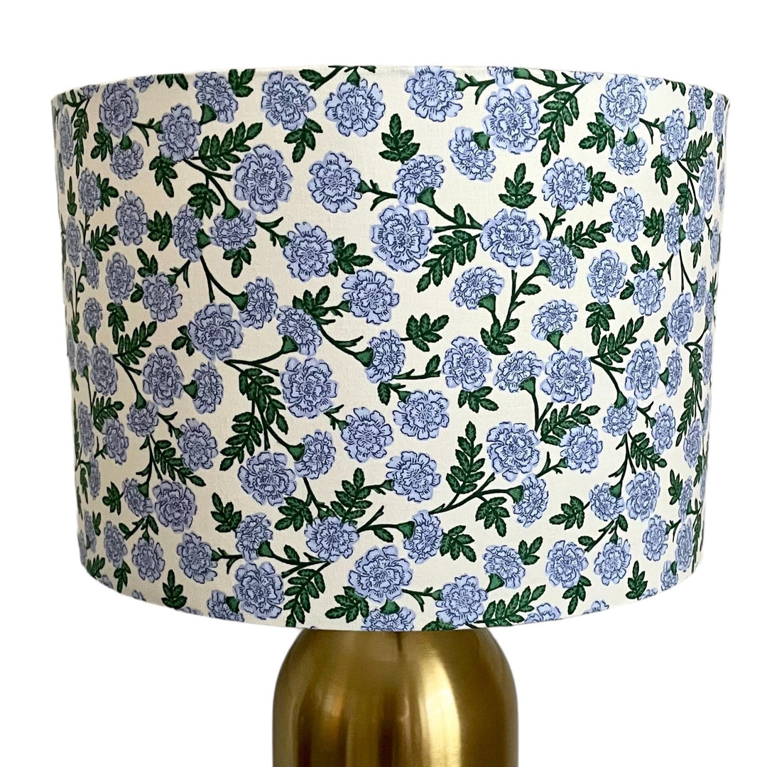 Blue Floral Lampshade in Bramble