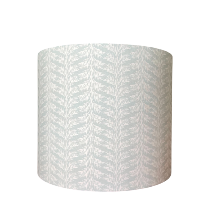 Blue Coastal Lampshade in Sabal Stripe