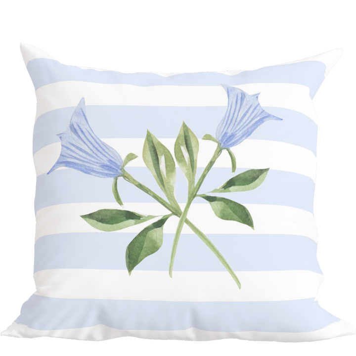 Blue Stripe Pillow in Wellington