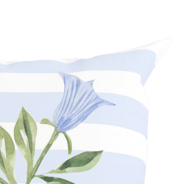 Blue Stripe Pillow in Wellington