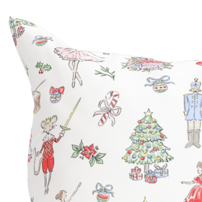 Nutcracker Christmas Pillow