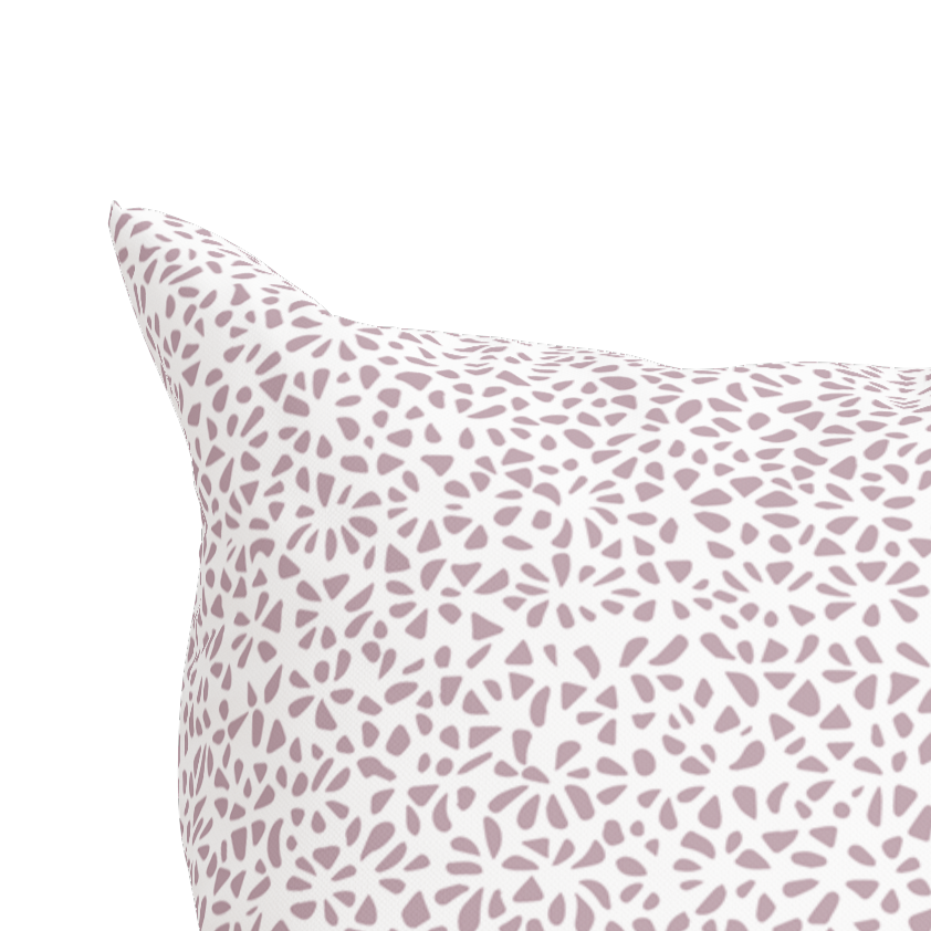 Modern Lilac Pillow in Petal Party