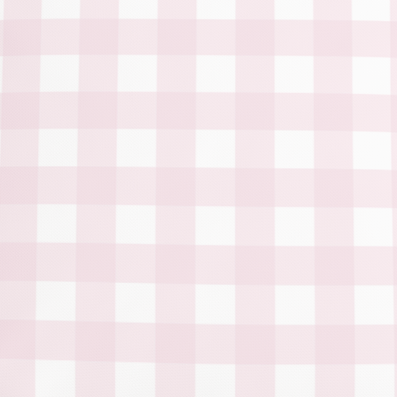 Classic Pink Check Pillow