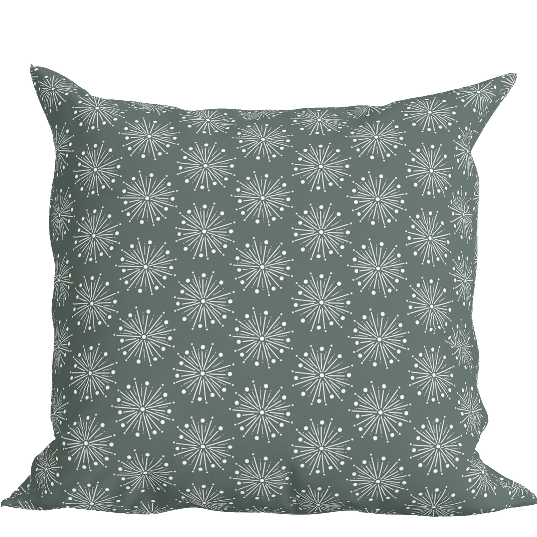 Pastel Christmas Pillow in Holly Berry