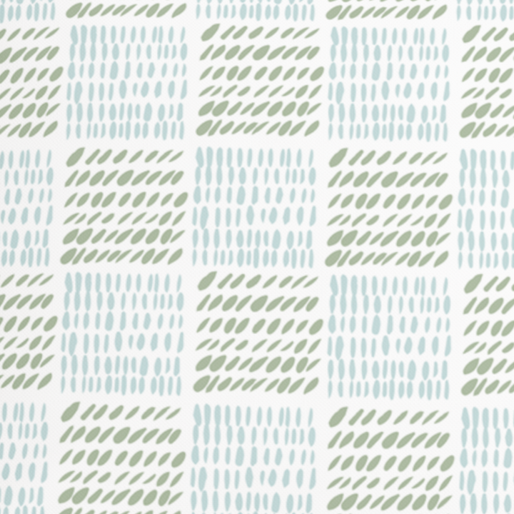 Checkers Pillow in Light Blue Green