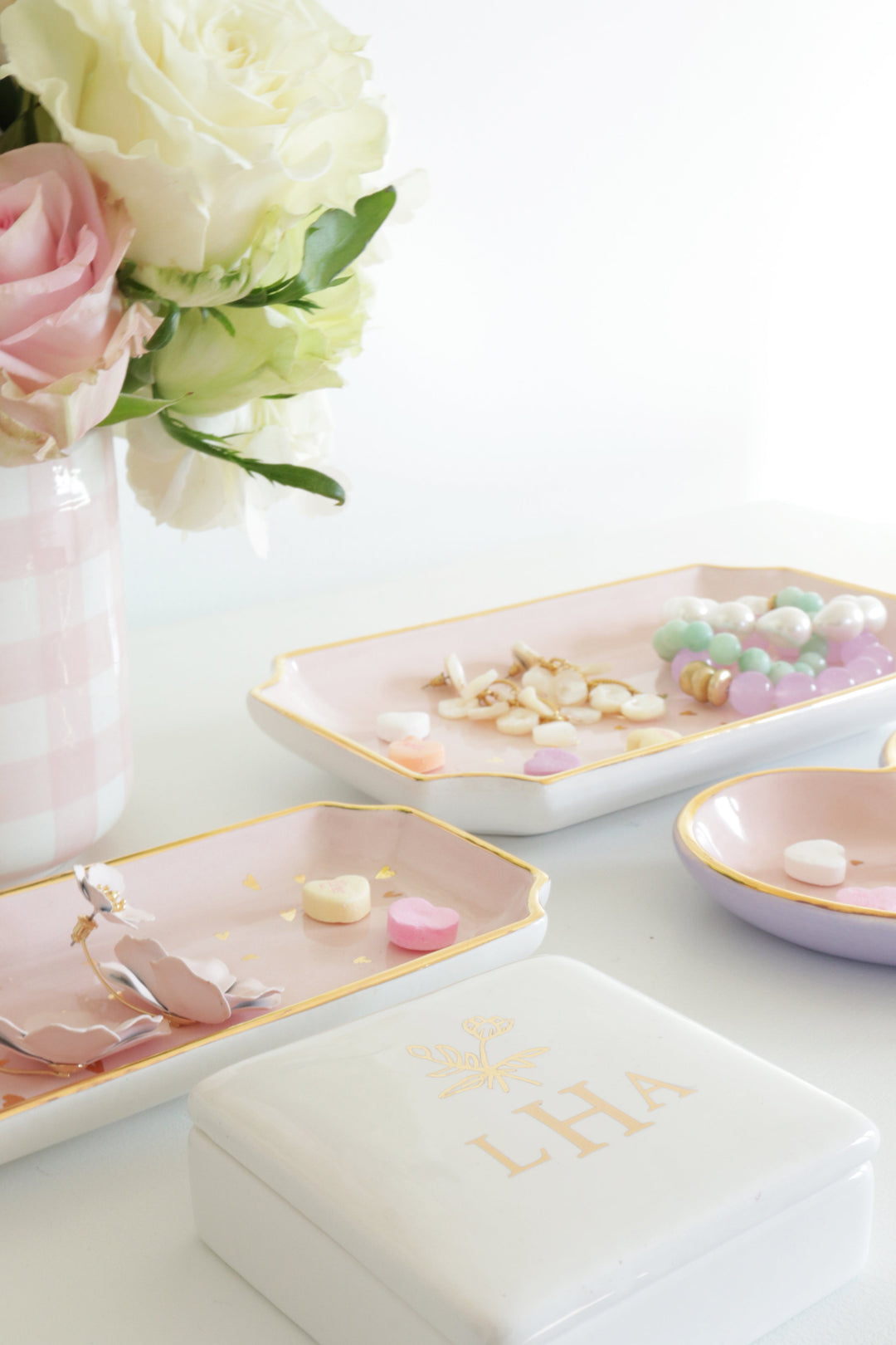 Confetti Hearts Tray