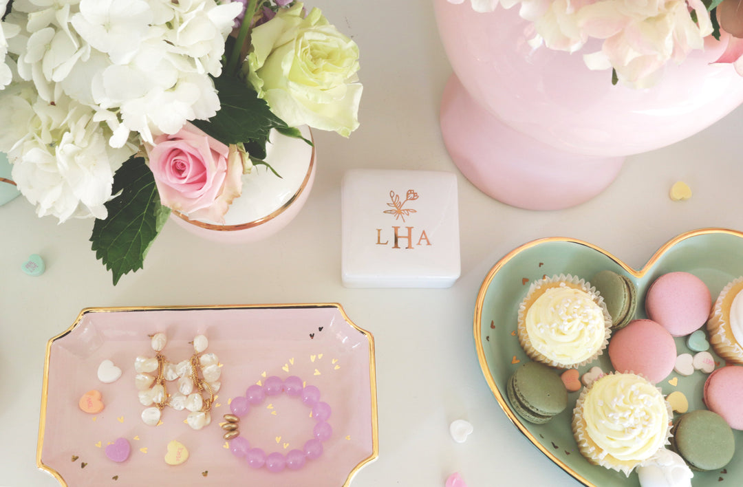 Confetti Hearts Tray