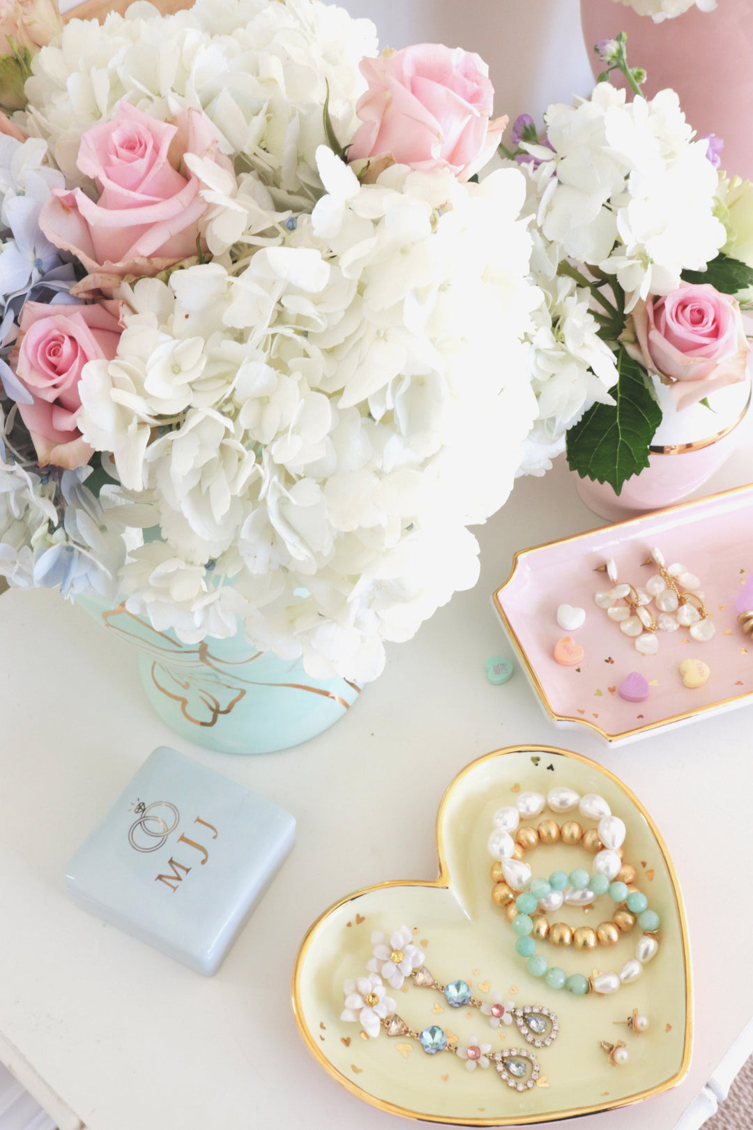 Confetti Hearts Tray
