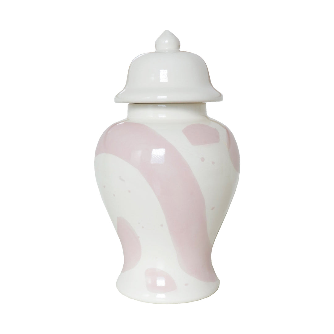 Cherry Blossom Pink Brushstroke Ginger Jar