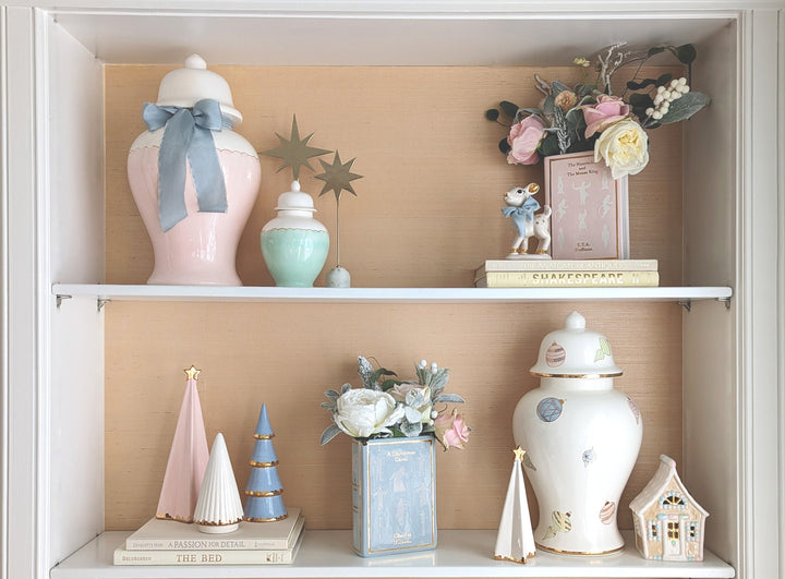 Christmas Classics Book Vase- The Nutcracker and the Mouse King in Pink