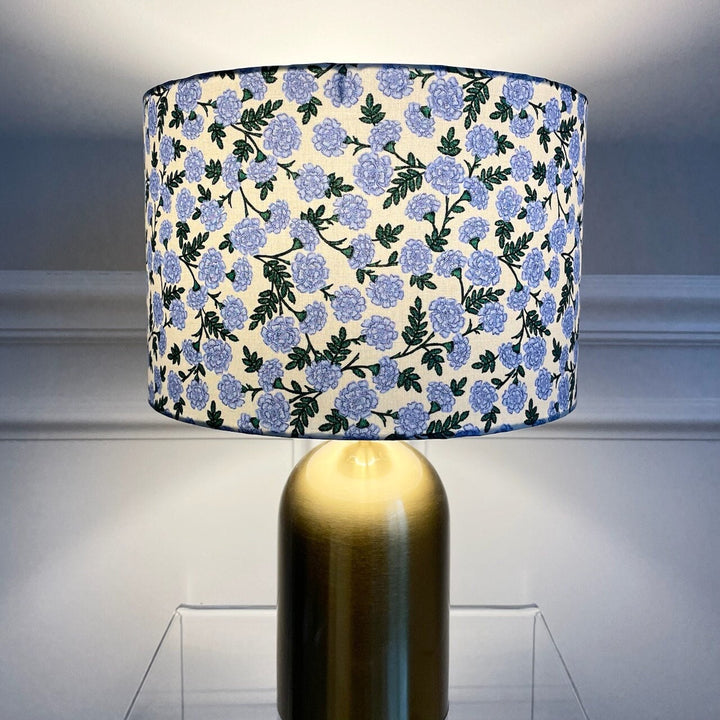 Blue Floral Lampshade in Bramble