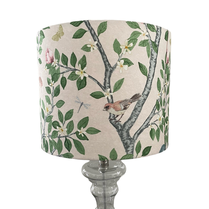 Pink Chinoiserie Lampshade in Elsie's Garden