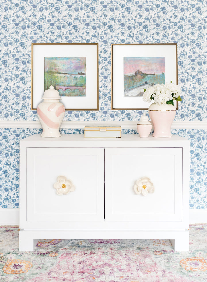 Cabbage Patch Brushstroke Ginger Jar