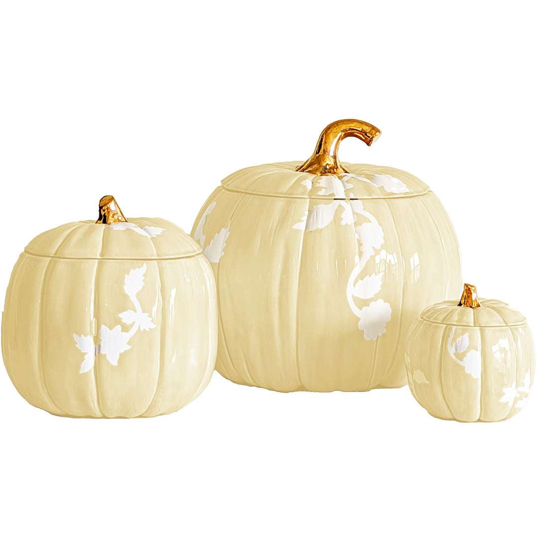 Chinoiserie Pumpkin Jars Color Sample Tiles