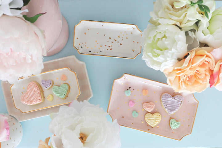 Confetti Hearts Tray